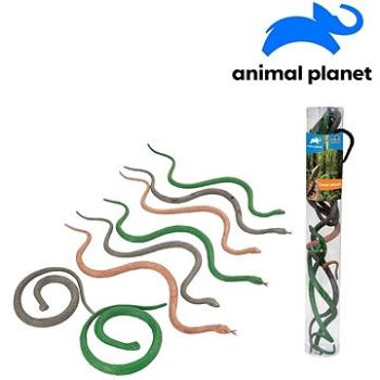 Zvieratká v tube 2 hady, 6 – 12 cm, mobilná aplikácia pre zobrazenie zvieratiek, 8 ks (8590756075558)