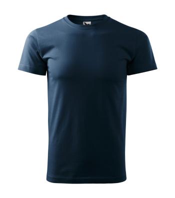 MALFINI Pánske tričko Basic - Námornícka modrá | L