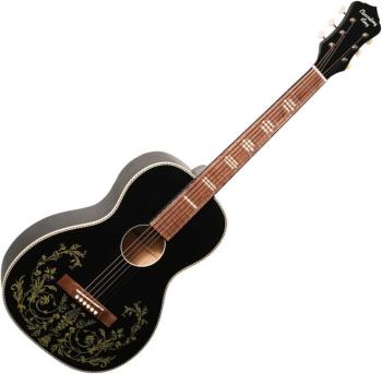 Recording King RPS-7G-MBK Black w/ Golden Strings Decal Akustická gitara