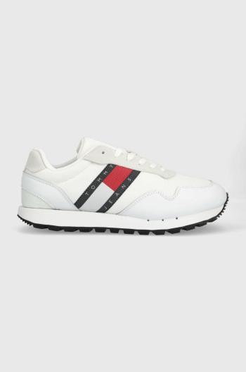 Tenisky Tommy Jeans RETRO RUNNER ESS biela farba, EM0EM01081