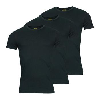 Polo Ralph Lauren  Tričká s krátkym rukávom CREW NECK X3  Čierna