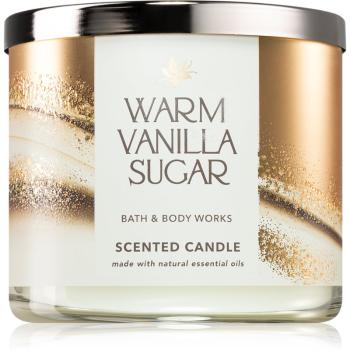 Bath & Body Works Warm Vanilla Sugar vonná sviečka I. 411 g
