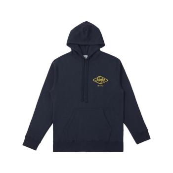 Sanjo  Hooded Flocked Logo - Navy  Mikiny Modrá