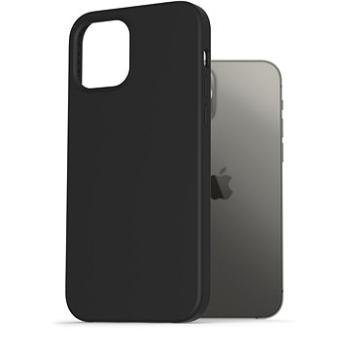 AlzaGuard Premium Liquid Silicone Case pre iPhone 12/12 Pro čierne (AGD-PCS0010B)