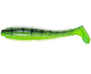 Fox rage gumová nástraha spikey shad uv glow perch - 9 cm