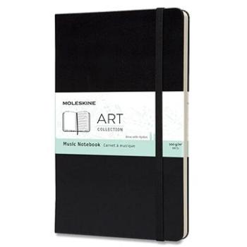 MOLESKINE L, notový, čierny (ARTQP081)