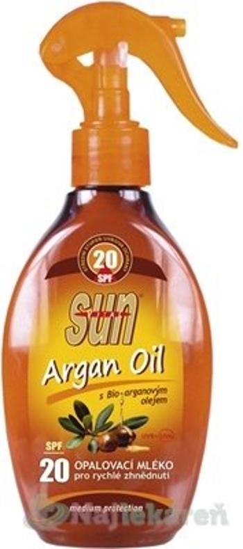 SunVital Argan Oil opaľovacie mlieko SPF20 200 ml