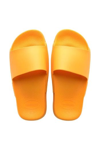 Šľapky Havaianas SLIDE CLASSIC žltá farba, 4147258.1740