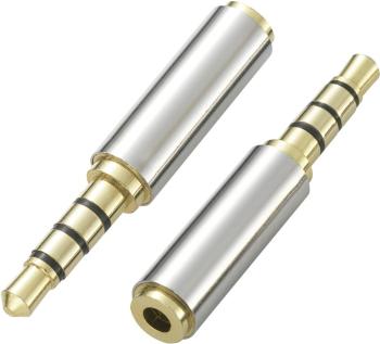 SpeaKa Professional SP-9067992  jack audio adaptér [1x jack zástrčka 3,5 mm - 1x jack zásuvka 2,5 mm] strieborná