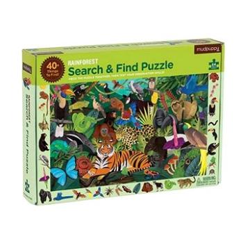 Puzzle hľadaj a nájdi – Dažďový prales (64 ks) (9780735351967)