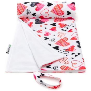 T-TOMI Changing Pad Hearts prateľná prebaľovacia podložka 50x70 cm 1 ks