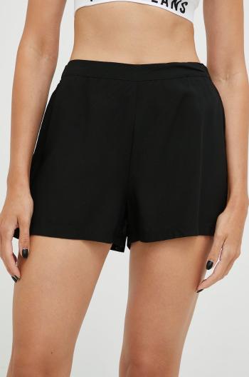 Pyžamové šortky Calvin Klein Underwear dámske, čierna farba,