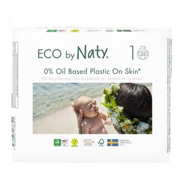 ECO BY NATY Newborn 2-5 kg 25 kusov