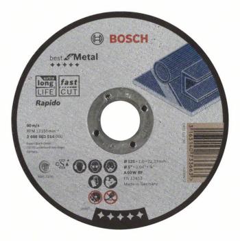 Bosch Accessories 2608603514 2608603514 rezný kotúč rovný  125 mm 22.23 mm 1 ks