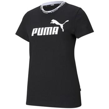 Puma  Tričká s krátkym rukávom Amplified Graphic Tee  Čierna