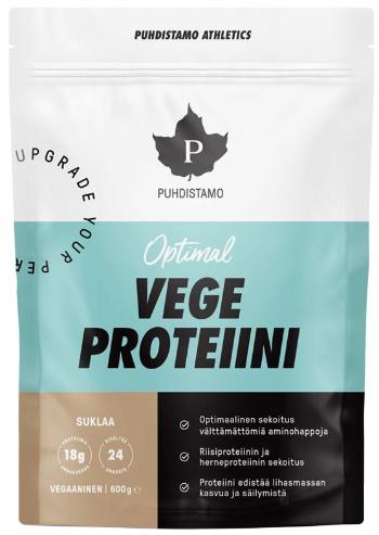 PUHDISTAMO Optimal Vegan Protein čokoláda 600 g