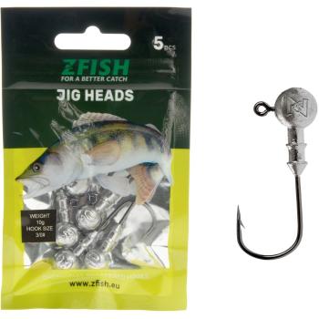 Zfish jig hlavička 5 ks-háčik 1/0 - 4 g