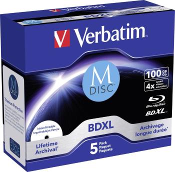 Verbatim 43834 M-DISC Blu-ray 100 GB 1 ks Jewelcase možnosť potlače