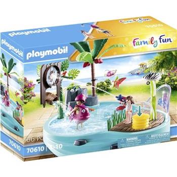 Playmobil Zábavný bazén s vodnou striekačkou (4008789706102)