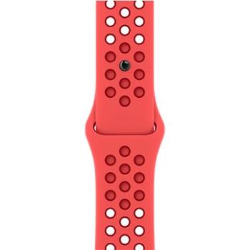 Apple Watch 45 mm žiarivo-karmínovo – Gym Red športový remienok Nike (MPHA3ZM/A)