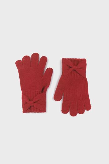 Detské rukavice Mayoral červená farba