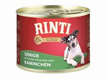 Rinti Dog Gold Senior králičia konzerva 185g + Množstevná zľava