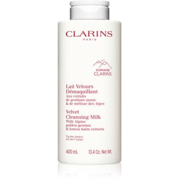 Clarins Cleansing Velvet Cleansing Milk jemné čistiace mlieko pre všetky typy pleti 400 ml