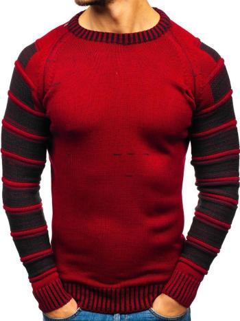Červený pánsky sveter BOLF 6007