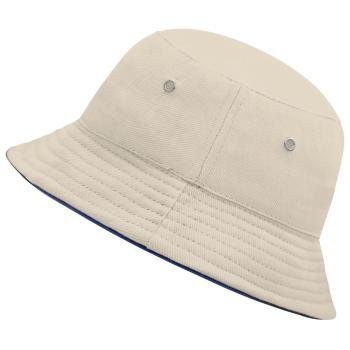 Myrtle Beach Detský klobúčik MB013 - Prírodná / tmavomodrá | 54 cm