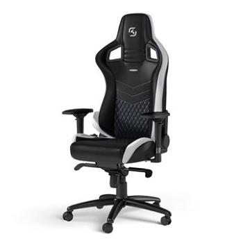 Noblechairs EPIC SK Gaming Edition, čierna/biela/modrá (NBL-PU-SKG-001)