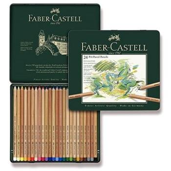 Pastelky Faber-Castell Pitt Pastell v plechovej krabičke, 24 farieb (4005401121244)