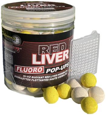 Starbaits plávajúce boilie red liver fluo - 80 g 14 mm