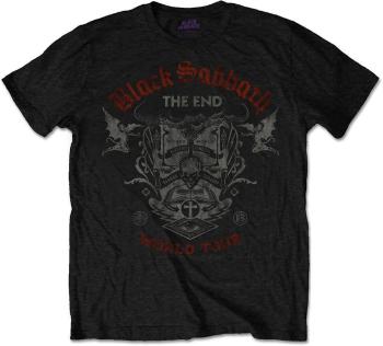 Black Sabbath Tričko The End Mushroom Cloud Black 2XL