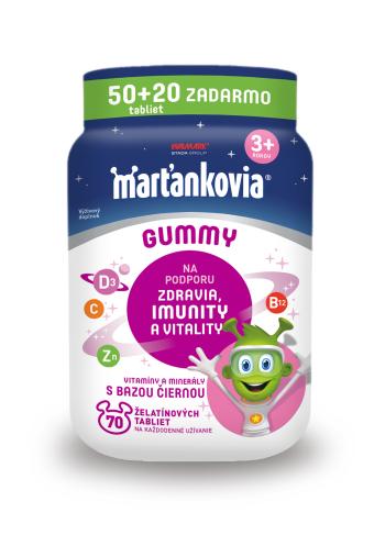 Marťankovia Gummy s bazou čiernou 50+20tbl.