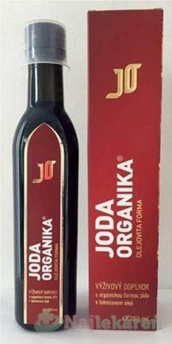 Joda Organika Olejovita organická forma jódu v tekvicovom oleji 250 ml