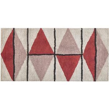 Bavlnený koberec 80 × 150 cm viacfarebný PURNIA, 303140 (beliani_303140)