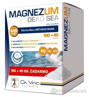 MAGNEZUM DEAD SEA - DA VINCI, tbl 100+40 zadarmo (140 ks)