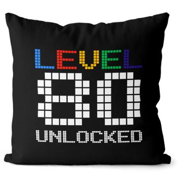 Vankúš Level unlocked (vek: 80, Velikost: 55 x 55 cm)