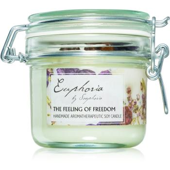 Soaphoria Euphoria vonná sviečka vône The Feeling of Freedom 250 ml