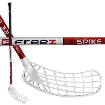 Florbalová hůl Freez SPIKE 32 RED 95 cm levá