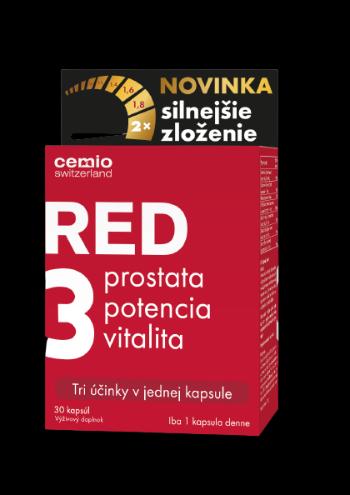 Cemio RED3 silnejšie zloženie 30 kapsúl