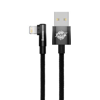 Baseus MVP Elbow kábel USB / Lightning 2.4A 2m, čierny