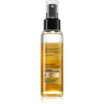 Avon Advance Techniques Absolute Nourishment dvojzložkové sérum na vlasy 100 ml