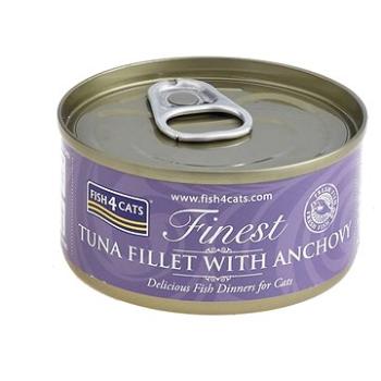 FISH4CATS Konzerva pre mačky Finest tuniak s ančovičkami 70 g (5056008802066)