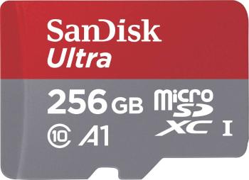 SanDisk Ultra® pamäťová karta micro SDXC 256 GB Class 10, UHS-I výkonnostný štandard A1, vr. softwaru Android, vr. SD ad