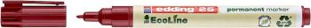 Edding e-25 EcoLine 4-25002 permanentný popisovač červená Vodotesné: áno