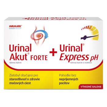 WALMARK Urinal akut forte 10 tabliet + Urinal express pH 6 vrecúšok