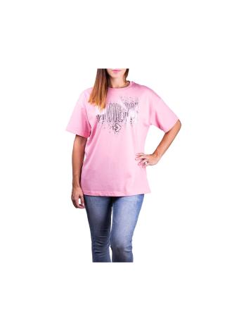 Converse ružové tričko Pink/Silver