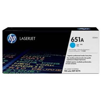 HP 651a CE341A azúrový (cyan) originálny toner