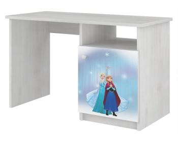 Detský písací stôl - Ľadové kráľovstvo - dekor nórska borovica Desk Frozen